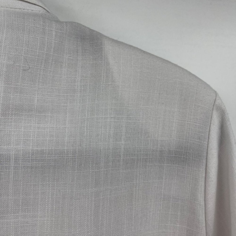 Bedford Fair Blazer Jacket 16 White Button Down Pockets - Picture 2 of 10
